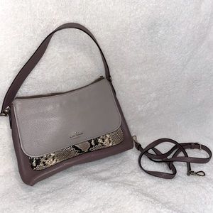 Kate Spade Snakeskin Shoulder Purse Satchel Crossbody Bag